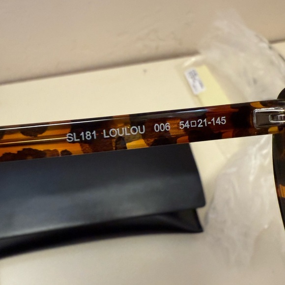 Brand New Saint Laurent 54MM Cat Eye Sunglasses Havana - Made in Italy - Picture 11 of 11